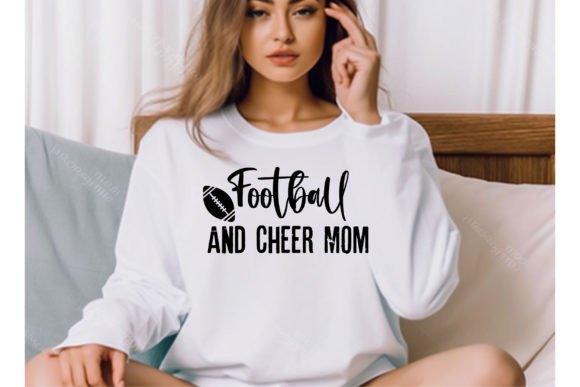 Football and Cheer Mom: Graphics for T-Shirt Designs
