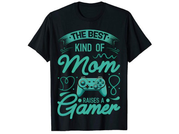 Mom Gamer Graphics for T-Shirt Designs