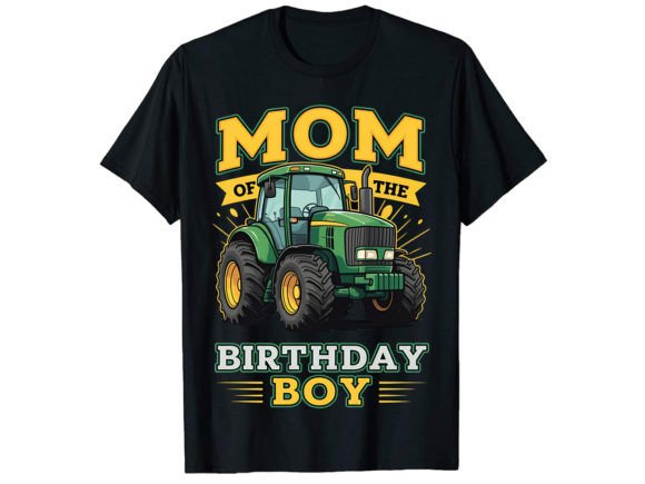 Mom of the Tractor Design: Graphics for T-Shirt Designs
