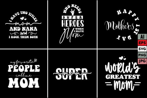 Mother Bundle: Mom Graphics for T-Shirt Designs