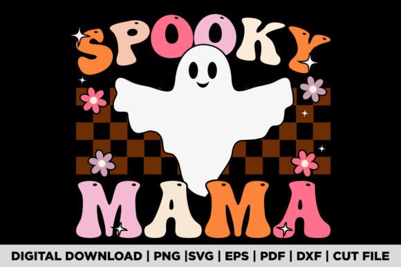 Spooky Mama Halloween Graphics for T-Shirt Designs
