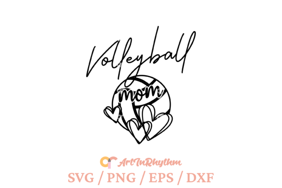 Volleyball Mom Shirt Graphics for T-Shirt Designs